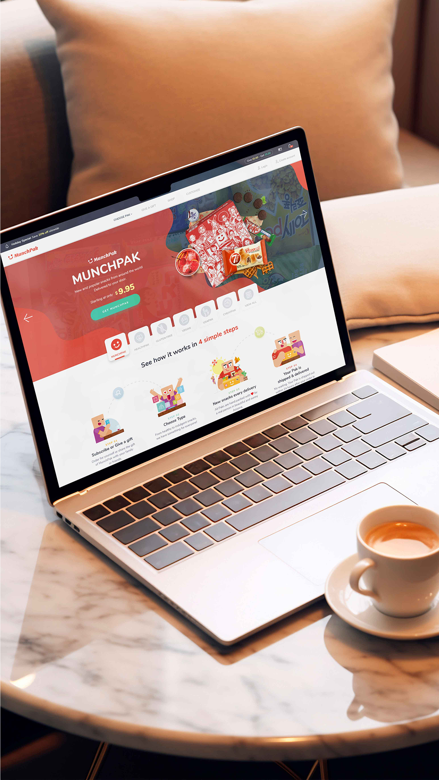 MunchPak Branding Design